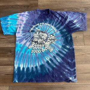 Vintage Blues on the Bay 2000 Chesapeake Tie-Dye Festival Tee
